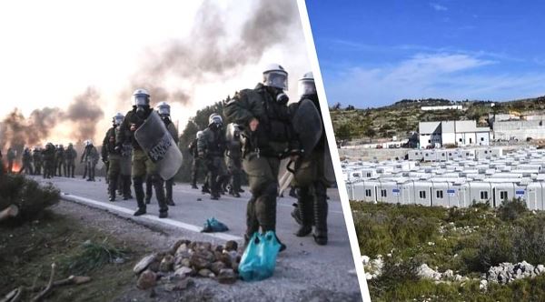 На островах Греции началась война против мигрантов: повстанцы напали на отель