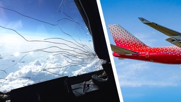 Самолет Москва–Бангкок с туристами развернули в воздухе из-за  треснувшего лобового стекла