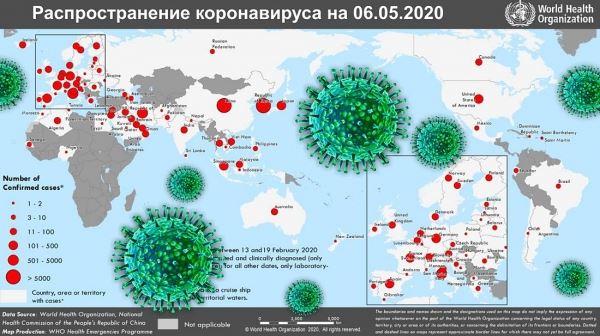 Коронавирус на 6 марта: число зараженных приближается к 100’000, в Европе выявлен «нулевой пациент»
