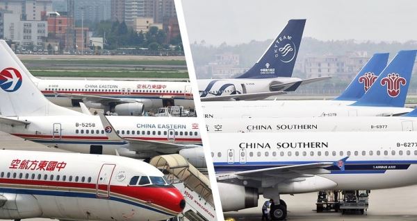 Авиарынок Китая упал с 3-го места на 25-е в мире из-за коронавируса